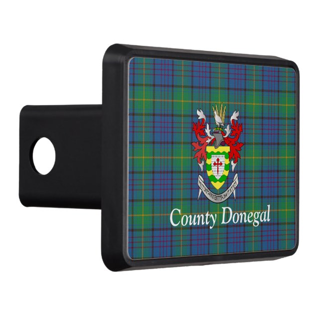 Irish County Donegal Tartan Personlig Dragkroksskydd (Höger)