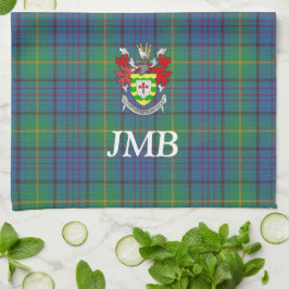Irish County Donegal Tartan Personlig Kökshandduk