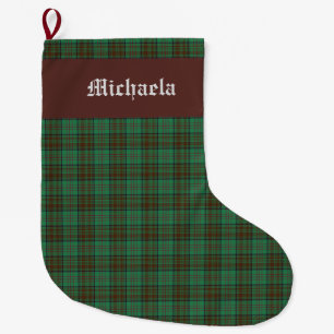 Irish County Dublin Tartan Stor Julstrumpa