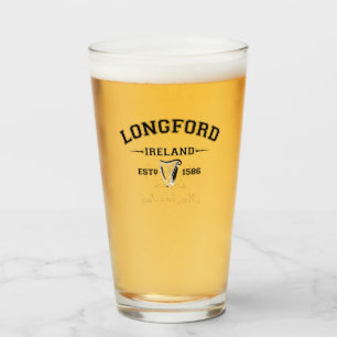 Irish County Longford Ireland Personlig Text Glaskopp
