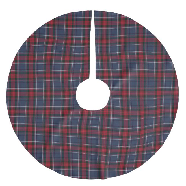 Irish County Louth Tartan Play Julgransmatta Borstad Polyester (Framsidan)