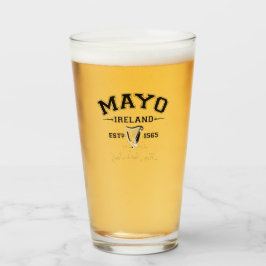 Irish County Mayo Ireland Personlig Text Glaskopp