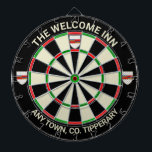 Irish County Tipperary Ireland Dartboard Darttavla<br><div class="desc">Idea för pub, pub, hotell eller till och med ditt eget hem i County Tipperary, Irland. Det skulle se underbart ut var som helst i världen som en påminnelse om detta vackra irländska grevskap också. Denna rityta bär officiellens fylkeskommun-vapensköld på 20:e och på vardera sidan. Ändra texten överst och grund...</div>