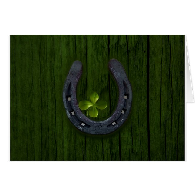 Irish Cover tur anpassningsbar personifierar anniv Hälsningskort (Framsidan Horizontal)