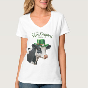 Irish Cow   Låt shenanigans börja T Shirt