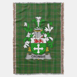 Irish Crombie Jackar om Arm Family Crest Ireland I Filt