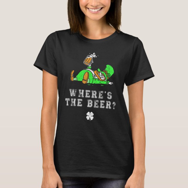 Irish Culture Shamrock Helgdag on Saint patrick D T Shirt (Framsida)
