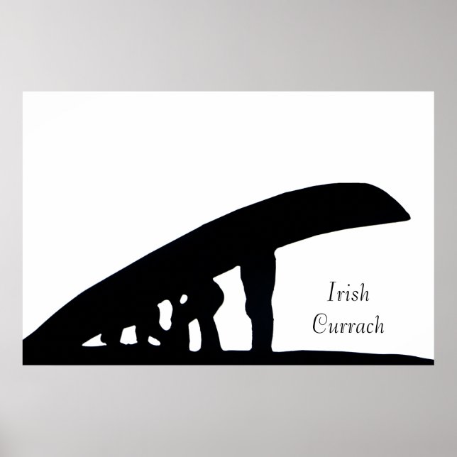 Irish Currach Poster (Framsidan)