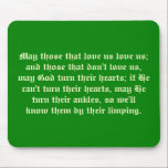 Irish Curse Mousepad Musmatta<br><div class="desc">Irish Curse Mousepad</div>