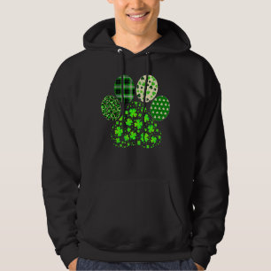 Irish Cute Hund C Shamrock Lucky St Patricks Da Hoodie