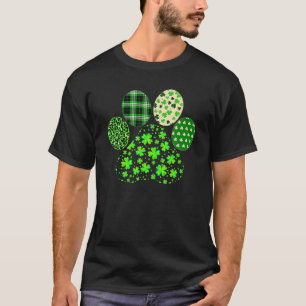 Irish Cute Hund Klöver St patrick's day Lucky T Shirt