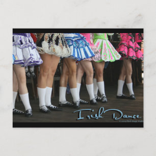 Irish Dance Champion vycard Vykort