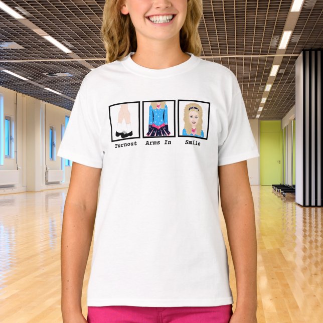 Irish Dance Funny Turnout, Arm In, Smile T Shirt (Skapare uppladdad)