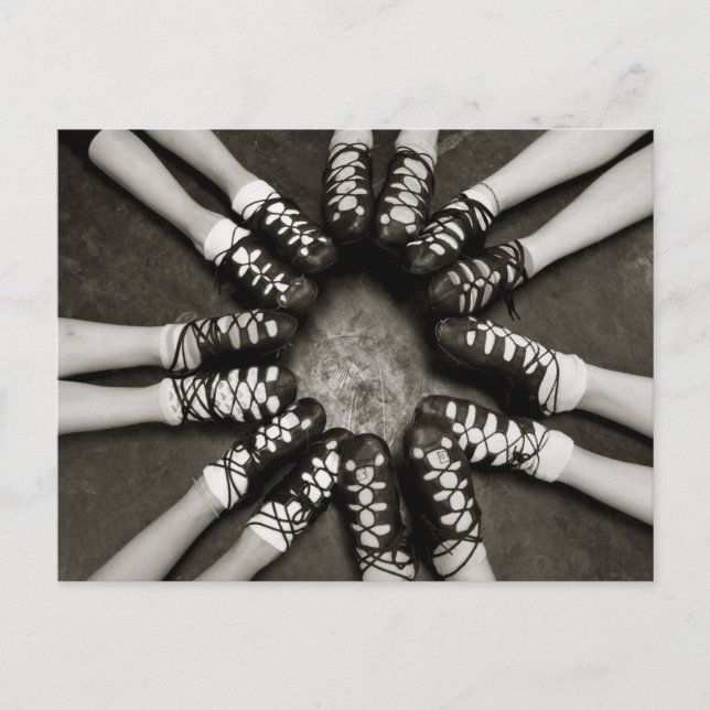 Irish Dance Ghillies Postcard Vykort (Framsida)