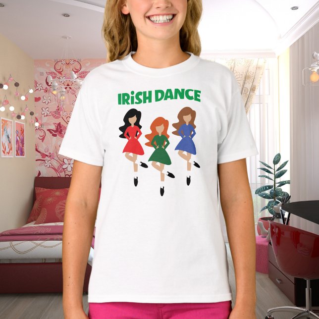 Irish Dance | Irländska dansare Dancing T Shirt (Skapare uppladdad)