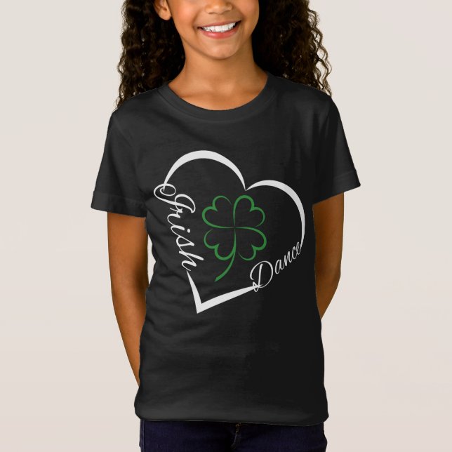 Irish Dance Kärlek T Shirt (Framsida)