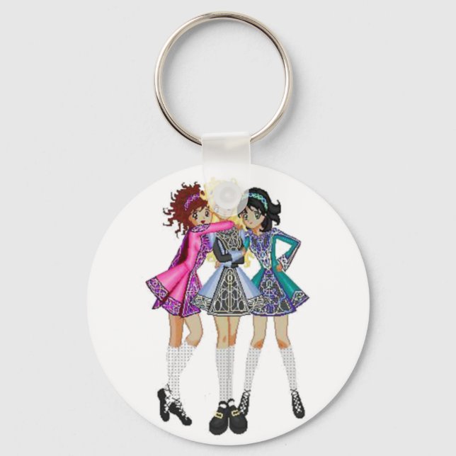 Irish Dance Keychain Nyckelring (Framsida)