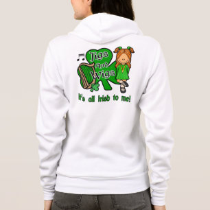 Irish Dance Morsa, Jigs och Wigs Hoodie Tröja