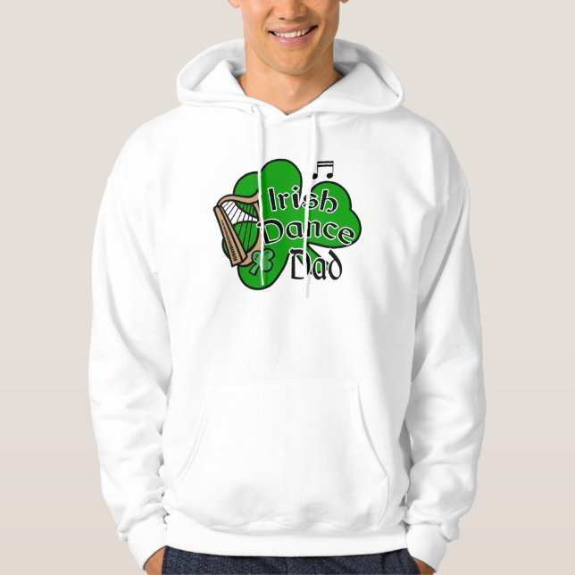 Irish Dance Pappa Raglan Sweatshirt (Framsida)