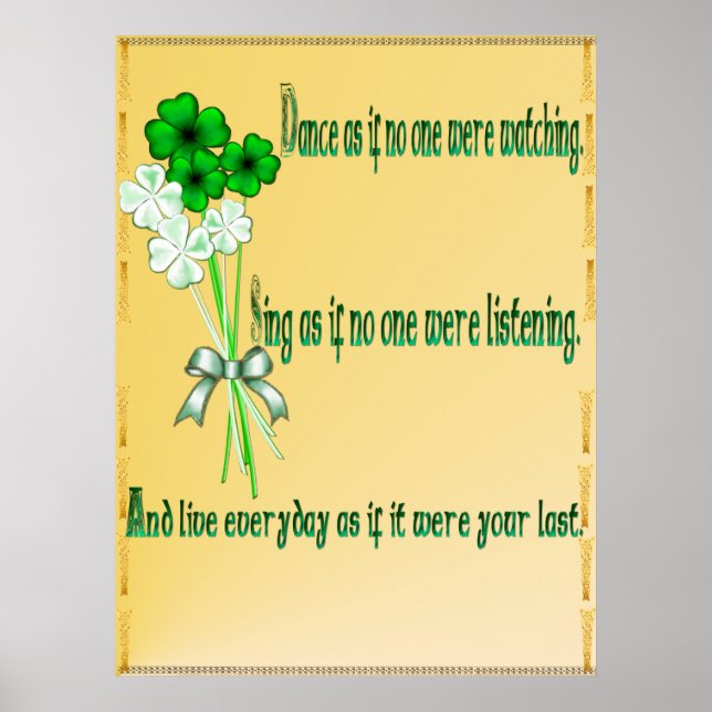 Irish Dance Poster (Framsidan)