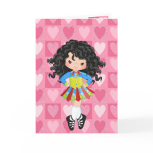 Irish Dance Rosa Monochrome Heart Valentine Day