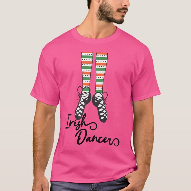Irish Dance Socks Shoes For Girls In St Patrick'S  T Shirt (Framsida)