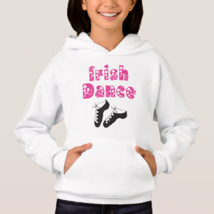 Irish Dance Soft Shoes Shock rosa Shamrocks Klöver T Shirt