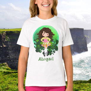 Irish Dance St. Patrick Day Grönt Shamrocks T Shirt