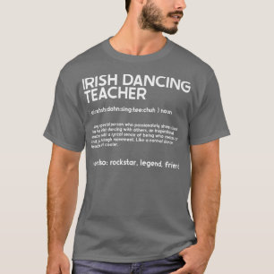 Irish Dance St patricks day Reel Girl Irish Step D T Shirt