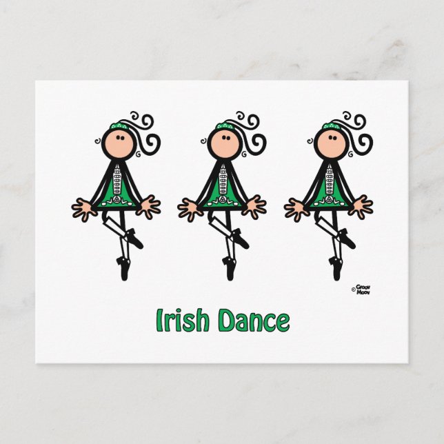 Irish Dance Vykort (Framsida)