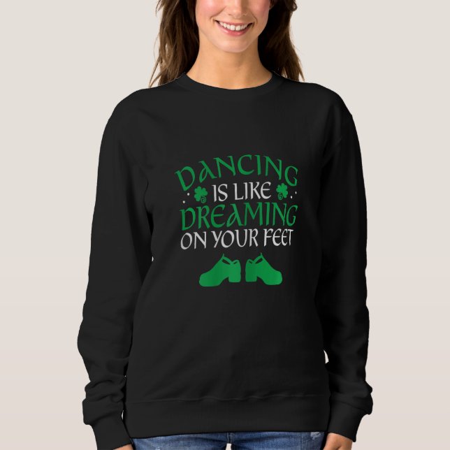 Irish Dancer Ceili Reel Dance Feis Irish Step Danc T Shirt (Framsida)