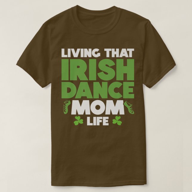 Irish Dancer Ceili Reel Dance Feis Irish Step Danc T Shirt (Design framsida)