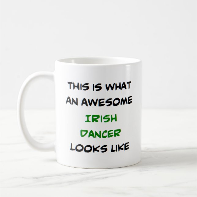 Irish dancer, fantastisk kaffemugg (Vänster)