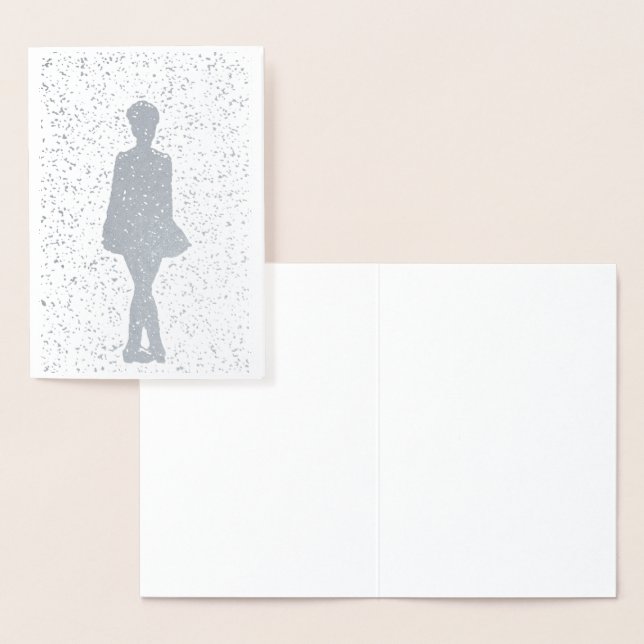 Irish Dancer Folierat Kort (Display)