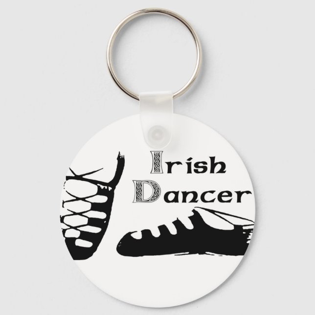 Irish Dancer Ghillies Nyckelring (Framsida)