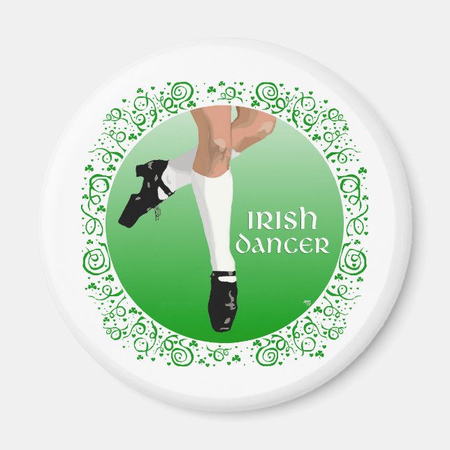 Irish Dancer Hard Shoe Magnet (Framsidan)