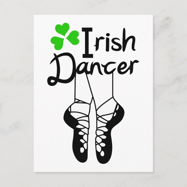 Irish Dancer Vykort (Framsida)
