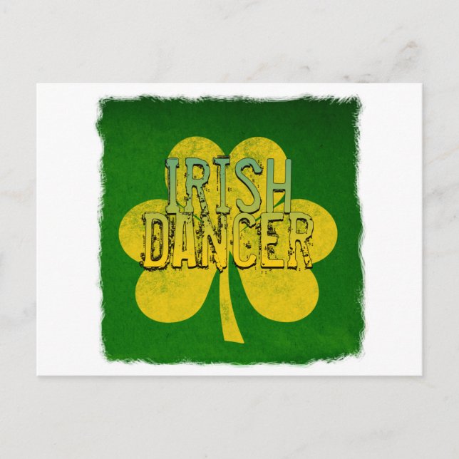 Irish Dancer Vykort (Framsida)