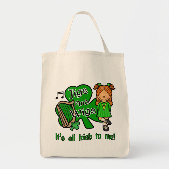 Irish Dancing Bag Tygkasse (Framsidan)