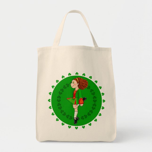 Irish Dancing Bag Tygkasse (Framsidan)