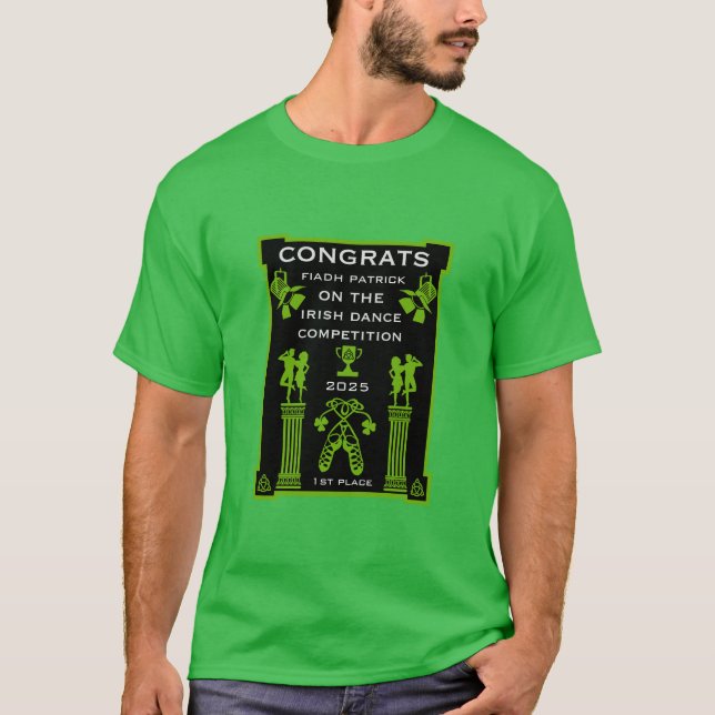 Irish Dancing Competition T Shirt (Framsida)