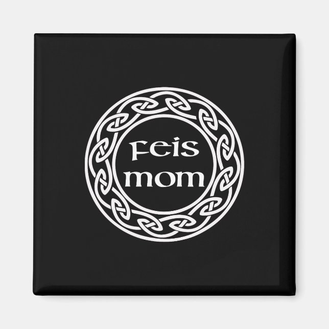 Irish Dancing Gift Graphic - Kärlek My Feis Mamma Magnet (Framsidan)