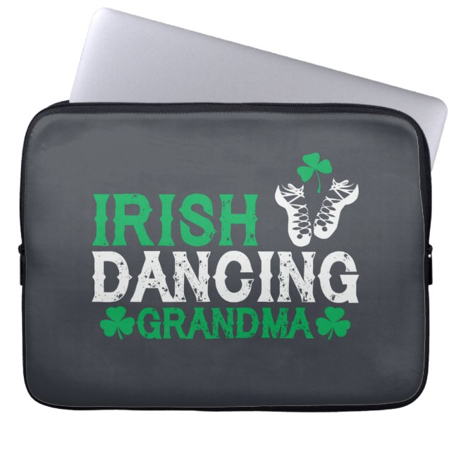 Irish Dancing Grandma Irish Step Dancer Women Laptop Fodral (Framsidan)