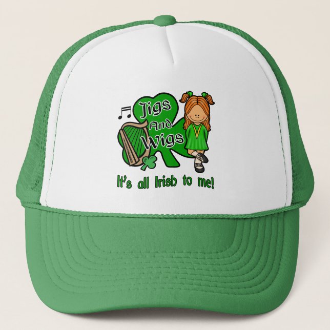 Irish Dancing Hat Truckerkeps (Framsida)