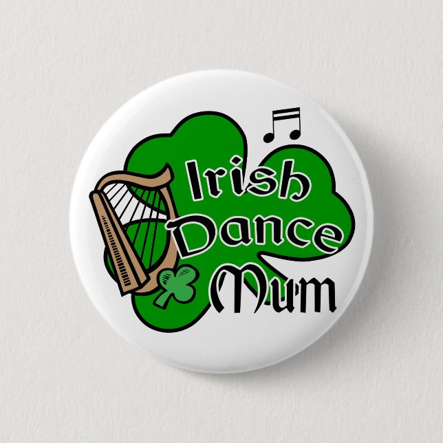 Irish Dancing Morsa Badge Knapp (Framsida)