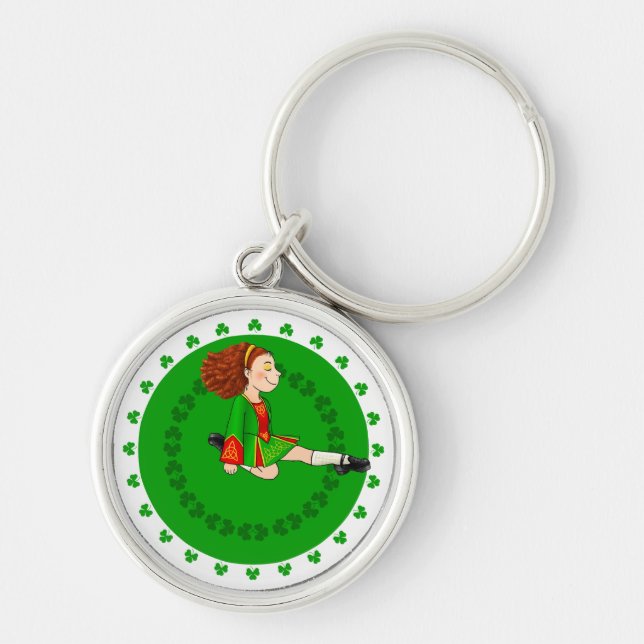 Irish Dancing Nyckelring (Framsidan)