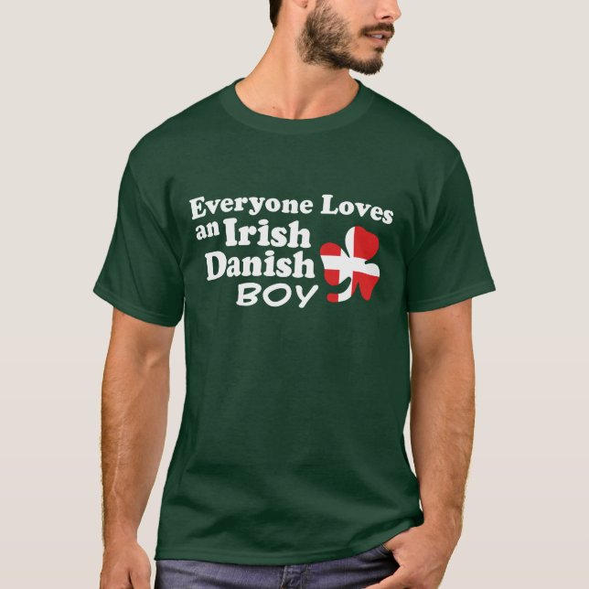Irish Danish Boy T Shirt (Framsida)