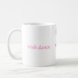 Irish-dans. - Hard Shoe Irish Dancer Rosa Kaffemugg