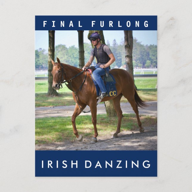 Irish Danzing - Oklahoma Training Track Vykort (Framsida)