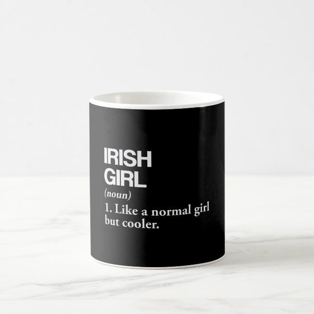 Irish Definition Ireland Flagga Land Kaffemugg (Center)